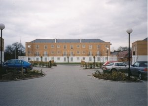 New housing, Southgate, North London