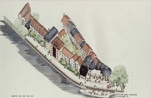 Wisbech West Bank Axonometric view